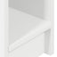 sengebord med skuffe 20x36x60 cm hvid