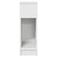 sengeborde med skuffe 2 stk. 20x36x60 cm hvid