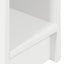 sengeborde med skuffe 2 stk. 20x36x60 cm hvid