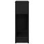 sengeborde med skuffe 2 stk. 20x36x60 cm sort-eg