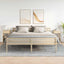 sengeborde med skuffe 2 stk. 35x34x66,5 cm sonoma-eg