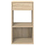 sengeborde med skuffe 2 stk. 35x34x66,5 cm sonoma-eg