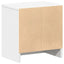sengebord med skuffe 39x28x41 cm hvid