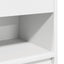sengeborde 2 stk. med skuffe 39x28x41 cm hvid