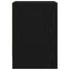 sengeborde 2 stk. med skuffe 39x28x41 cm sort