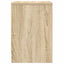 sengeborde 2 stk. med skuffe 39x28x41 cm sonoma-eg