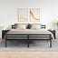 sengeborde 2 stk. med 2 skuffer 40x36x50 cm sort