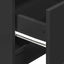 sengeborde 2 stk. med 2 skuffer 40x36x50 cm sort