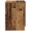 sengebord med 2 skuffer 40x36x50 cm antikt træ