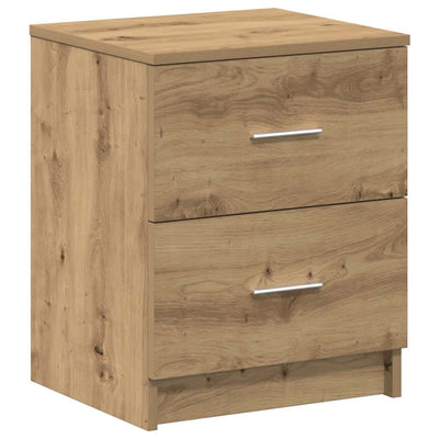 sengebord med 2 skuffer 40x36x50 cm kunsteg
