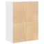 skabe med 2 skuffer 2 stk. 60x31x40 cm konstrueret træ hvid