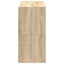 skostativer stabelbare 2 stk. 60x30x30,5 cm sonoma-eg