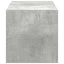 skostativ stabelbar 60x30x30,5 cm betongrå