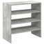 skostativer stabelbare 2 stk. 60x30x30,5 cm betongrå