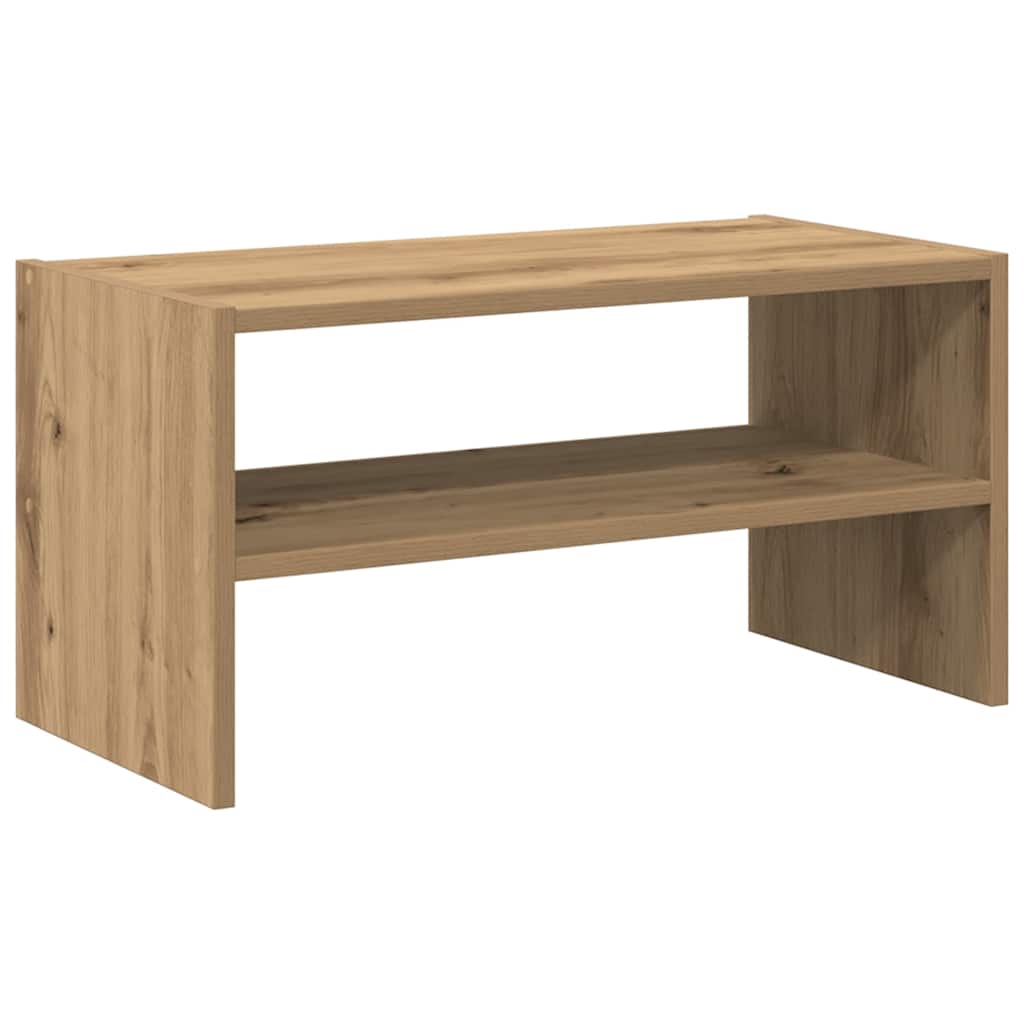 skostativ stabelbar 60x30x30,5 cm egetræsfarvet