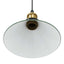 pendellampe højdejusterbar E27 Ø 22 cm metal glans grøn