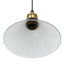 pendellampe højdejusterbar E27 Ø 22 cm metal glans grå