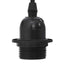 pendellampe med 5 lampeholdere E27 metal sort