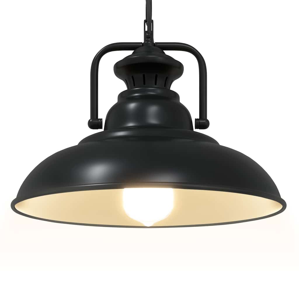 pendellampe E27 Ø 31 cm jern sort