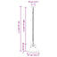 pendellampe E27 Ø 31 cm jern sort