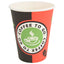 papirkaffekopper 1000 stk. 12oz 300ml rød og sort