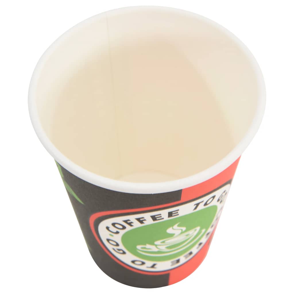 papirkaffekopper 1000 stk. 12oz 300ml rød og sort