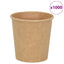 kaffekopper af papir 1000 stk. 4oz 100ml brun
