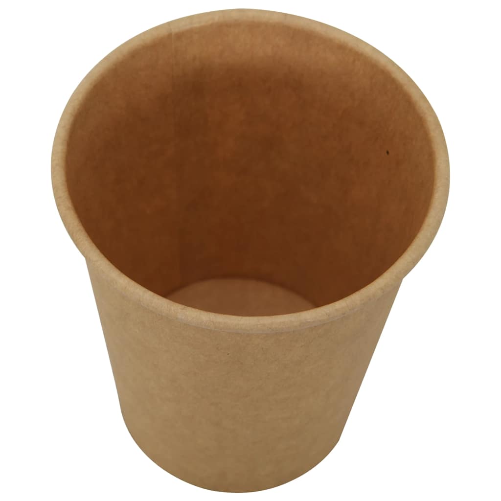 kaffekopper af papir 1000 stk. 4oz 100ml brun