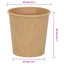 kaffekopper af papir 1000 stk. 4oz 100ml brun