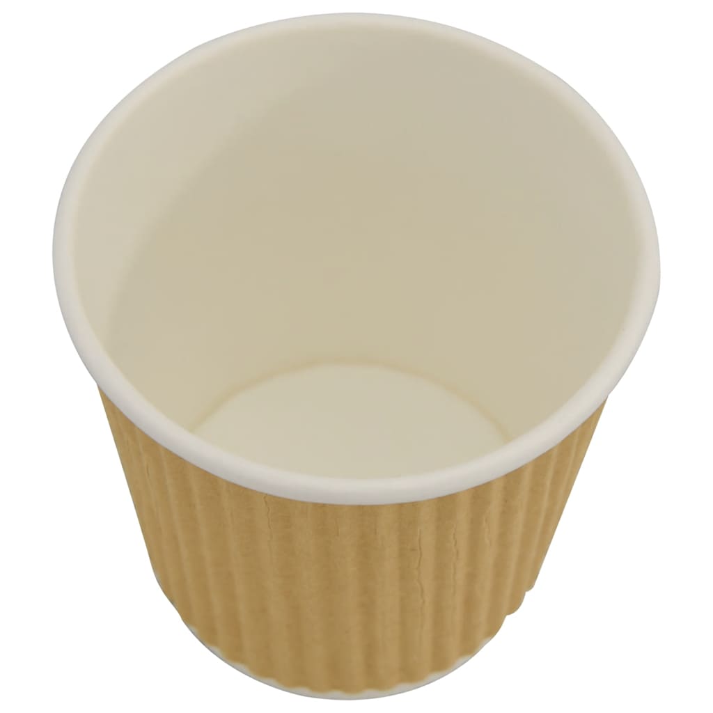 kaffekopper af papir 1000 stk. 4oz 100ml brun