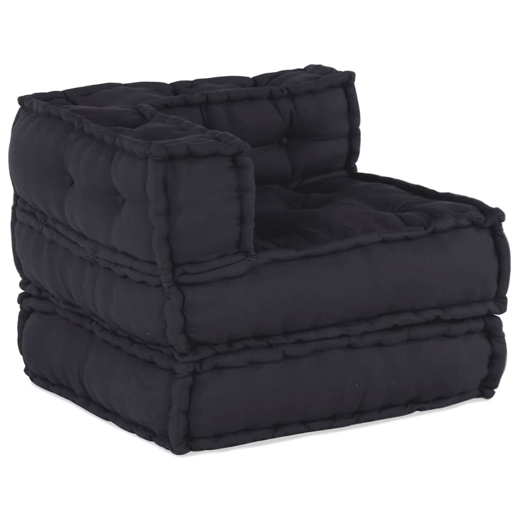 modulær sofaenhed stof 70x70x54 antracitgrå