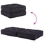 2-personers modulsofa stof 140x70x36 antracitgrå