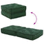 modulær sofaenhed stof 70x70x36 grøn