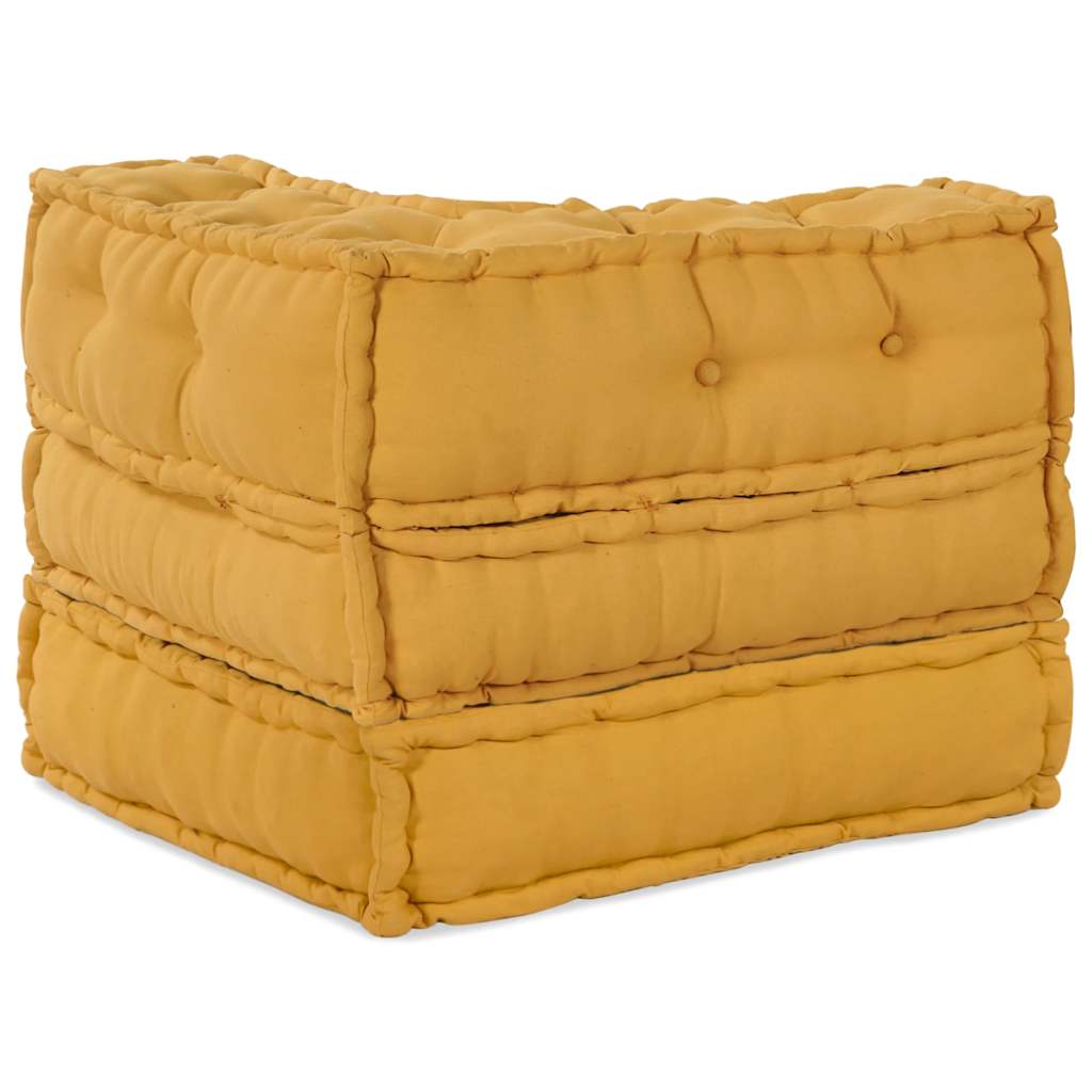 modulær sofaenhed stof 70x70x54 gul