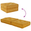modulær sofaenhed stof 70x70x36 gul