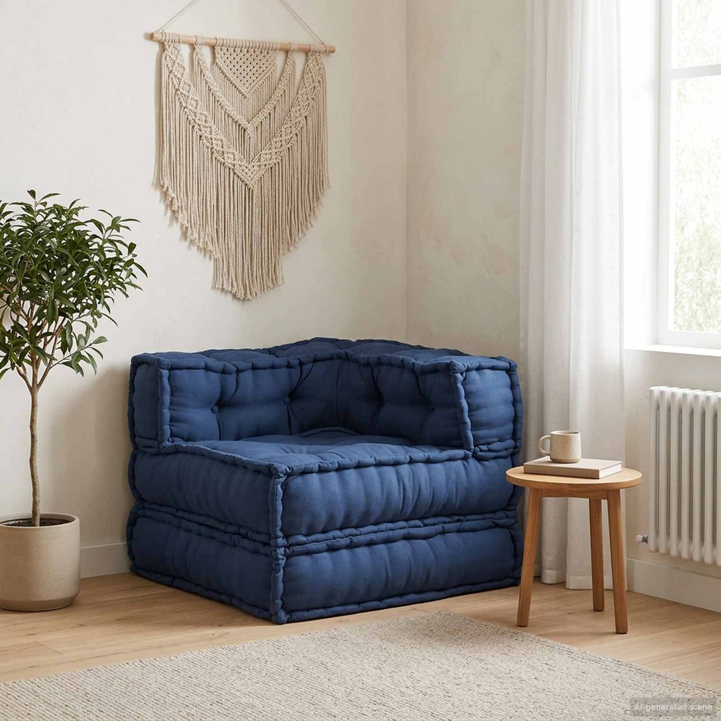 Modulssofa Enhed Indigo 70 x 70 x 56 cm Stof