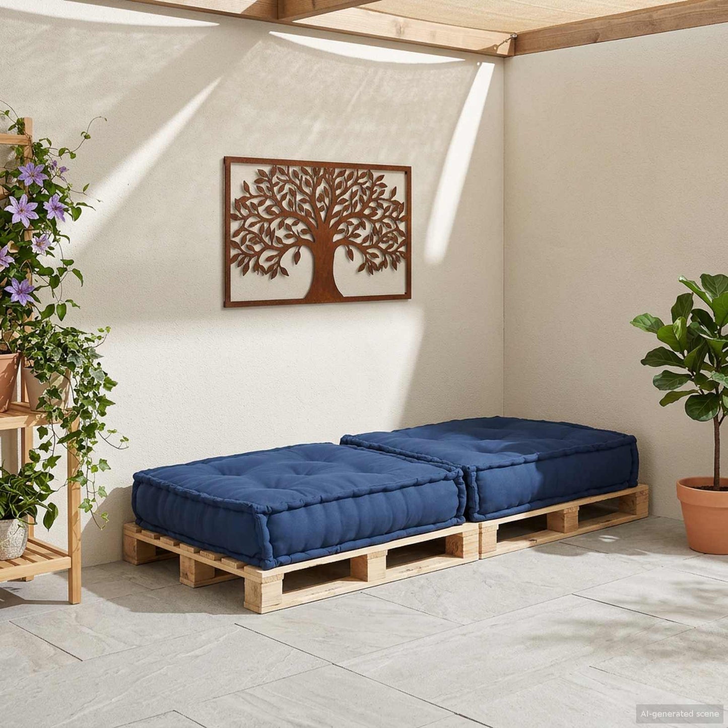 Modulssofa Enhed Indigo 70 x 70 x 36 cm Stof