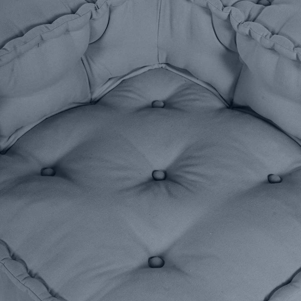 Modulssofa Enhed 3 pcs Grå 140 x 70 x 36 cm Stof