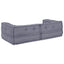 Modulssofa Enhed 3 pcs Grå 140 x 70 x 36 cm Stof