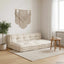 Palle Sofa Pude 2 pcs Cremefarvet 120 x 80 x 38 cm Stof