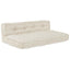 Palle Sofa Pude 2 pcs Cremefarvet 120 x 80 x 38 cm Stof