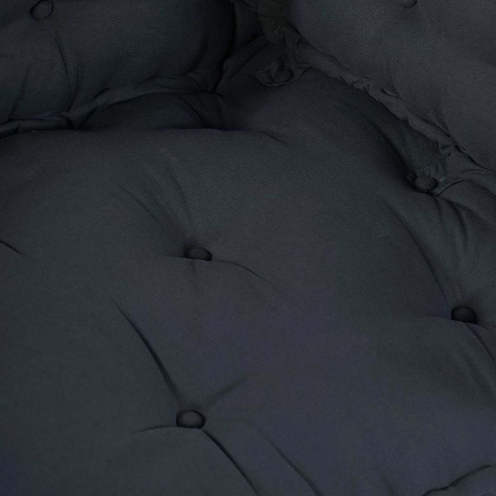Palle Sofa Pude 3 pcs Antracit 120 x 80 x 38 cm Stof
