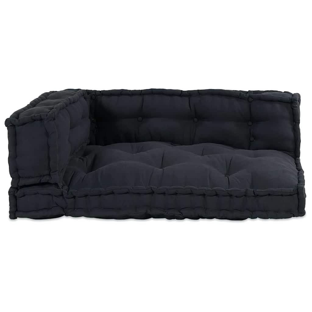 Palle Sofa Pude 3 pcs Antracit 120 x 80 x 38 cm Stof