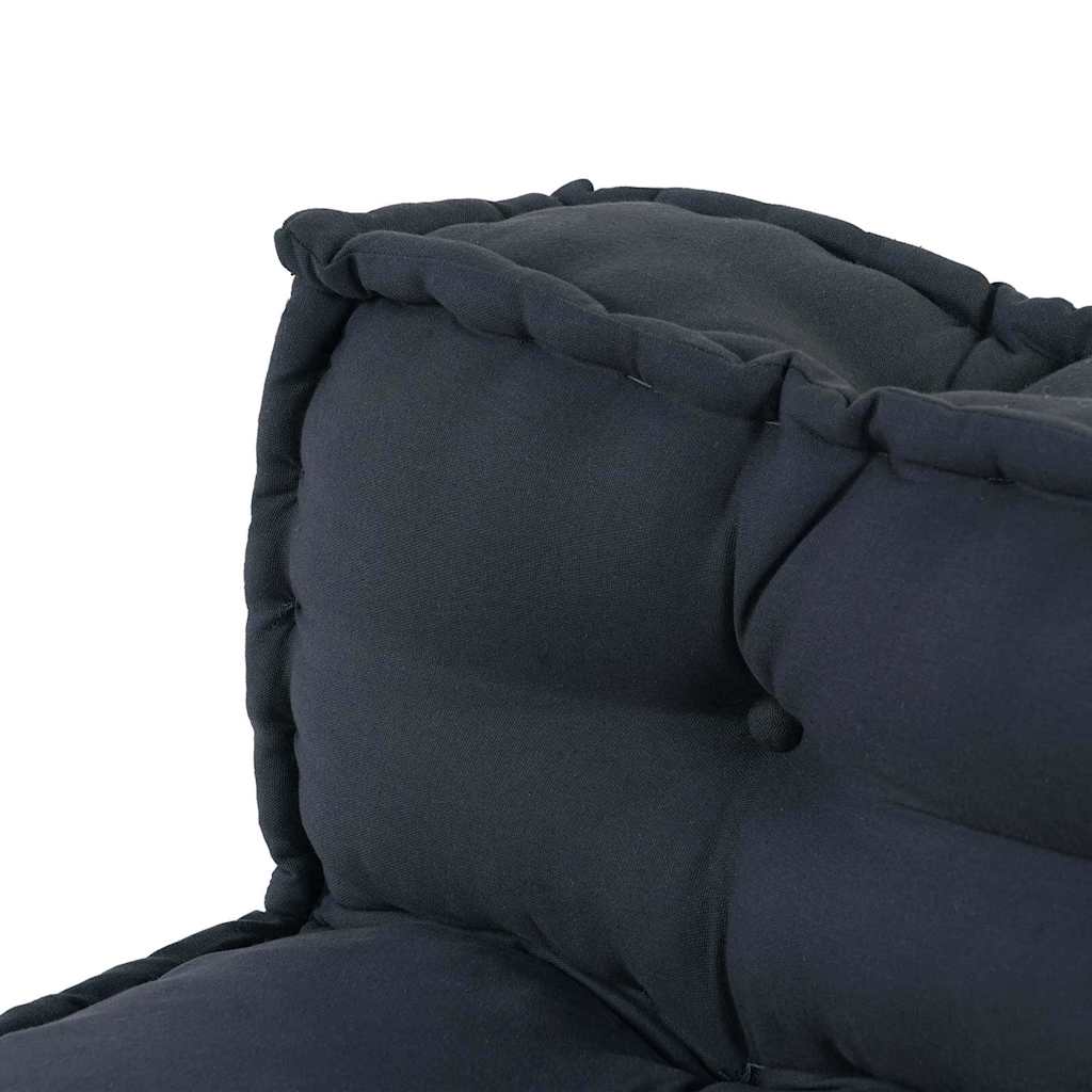 Palle Sofa Pude 2 pcs Antracit 120 x 80 x 38 cm Stof