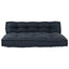 Palle Sofa Pude 2 pcs Antracit 120 x 80 x 38 cm Stof