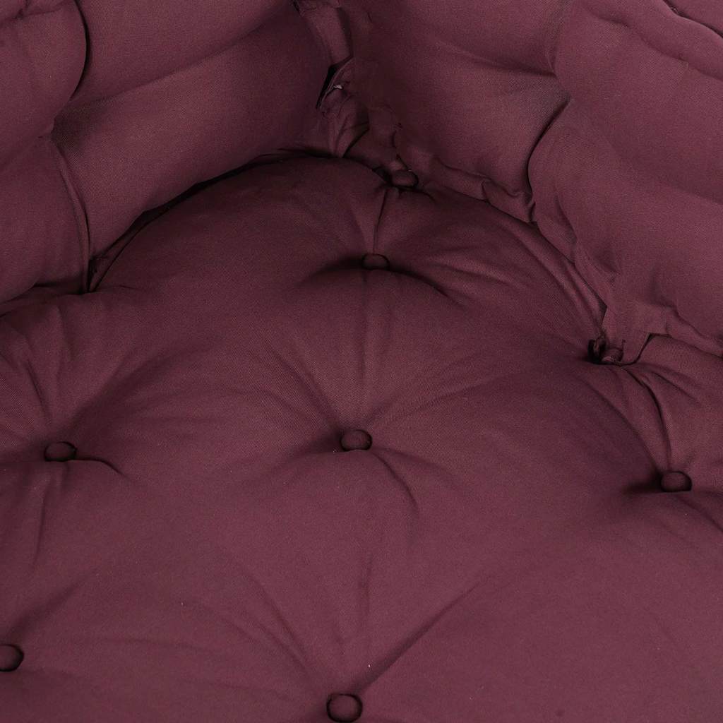 Palle Sofa Pude 3 pcs Bordeaux 120 x 80 x 38 cm Stof