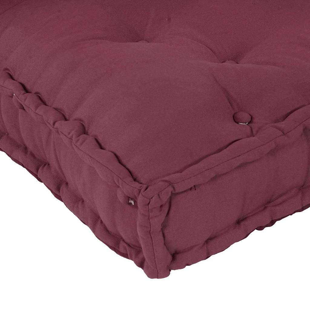 Palle Sofa Pude 3 pcs Bordeaux 120 x 80 x 38 cm Stof
