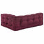 Palle Sofa Pude 3 pcs Bordeaux 120 x 80 x 38 cm Stof