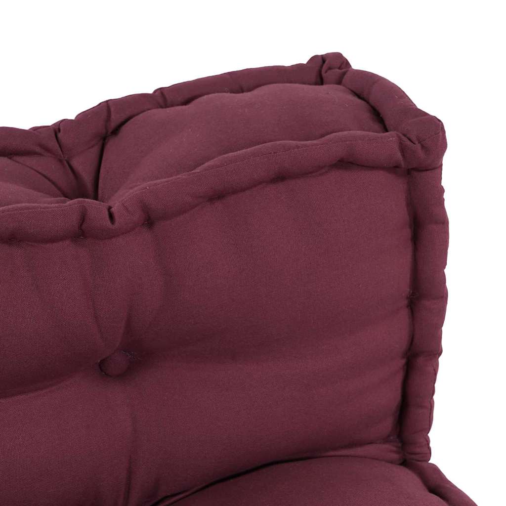 Palle Sofa Pude 2 pcs Bordeaux 120 x 80 x 38 cm Stof