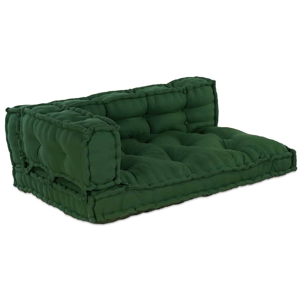 Palle Sofa Pude 3 pcs Grøn 120 x 80 x 38 cm Stof